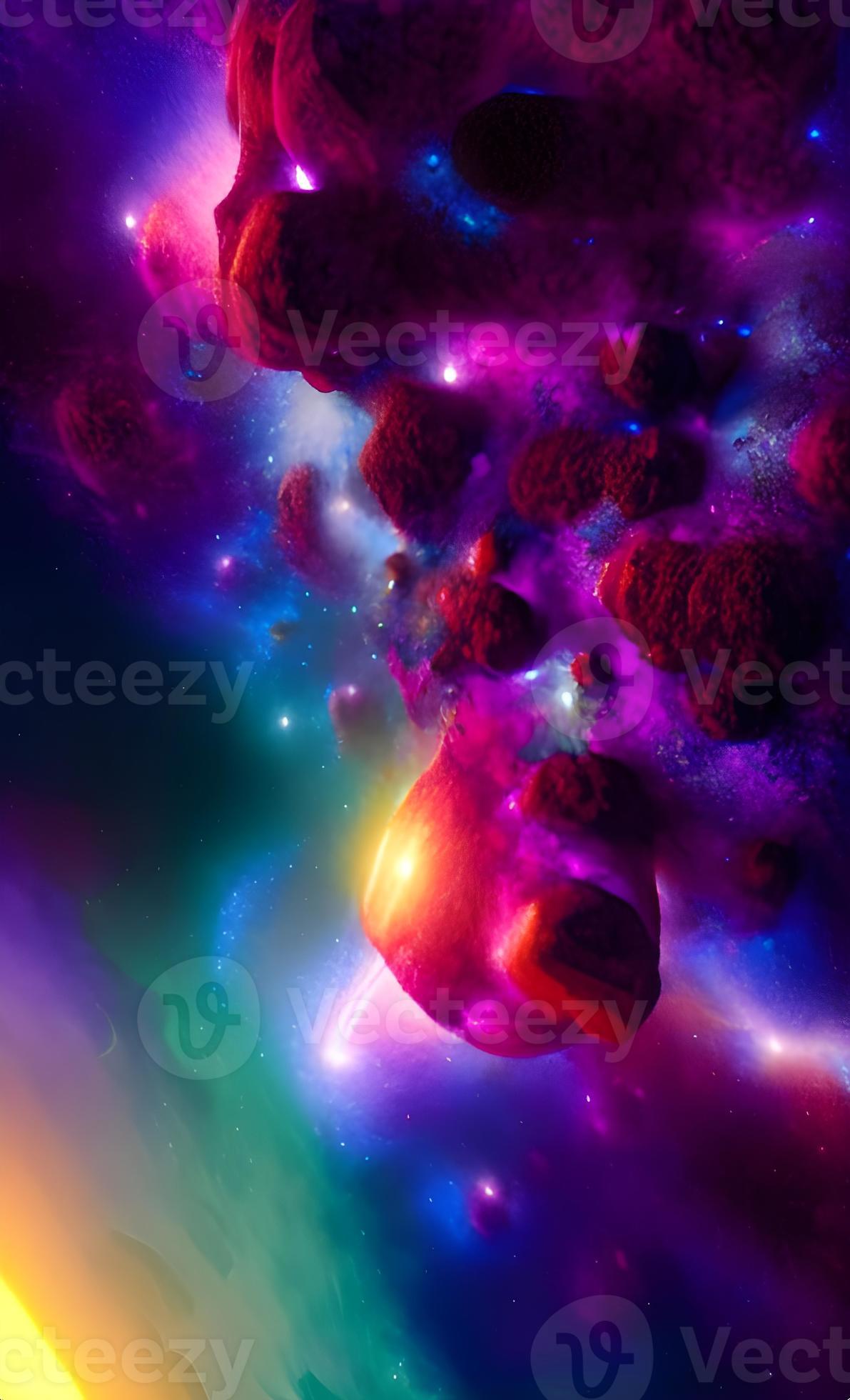 Looking for a mesmerizing new wallpaper to adorn your screen? Look no further than our black and purple galaxy space background. With its swirling nebulas and infinite expanse of stars, this image is guaranteed to take your breath away.