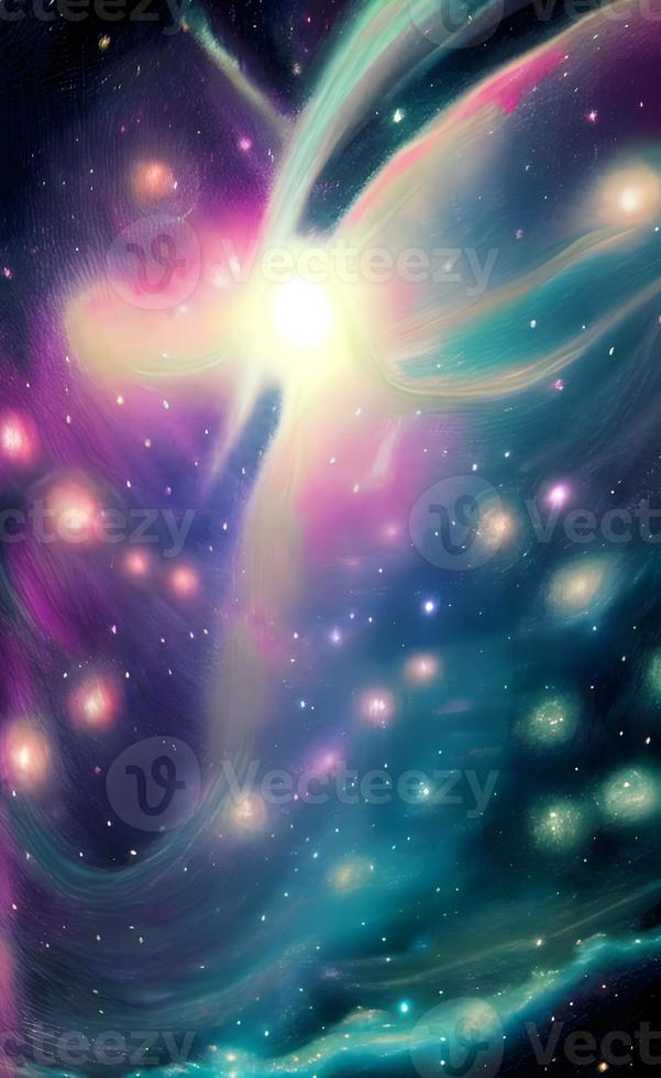 Galaxy Space background universe magic sky nebula night purple cosmos. Cosmic galaxy wallpaper blue starry color star dust. Blue texture abstract galaxy infinite future dark deep light photo