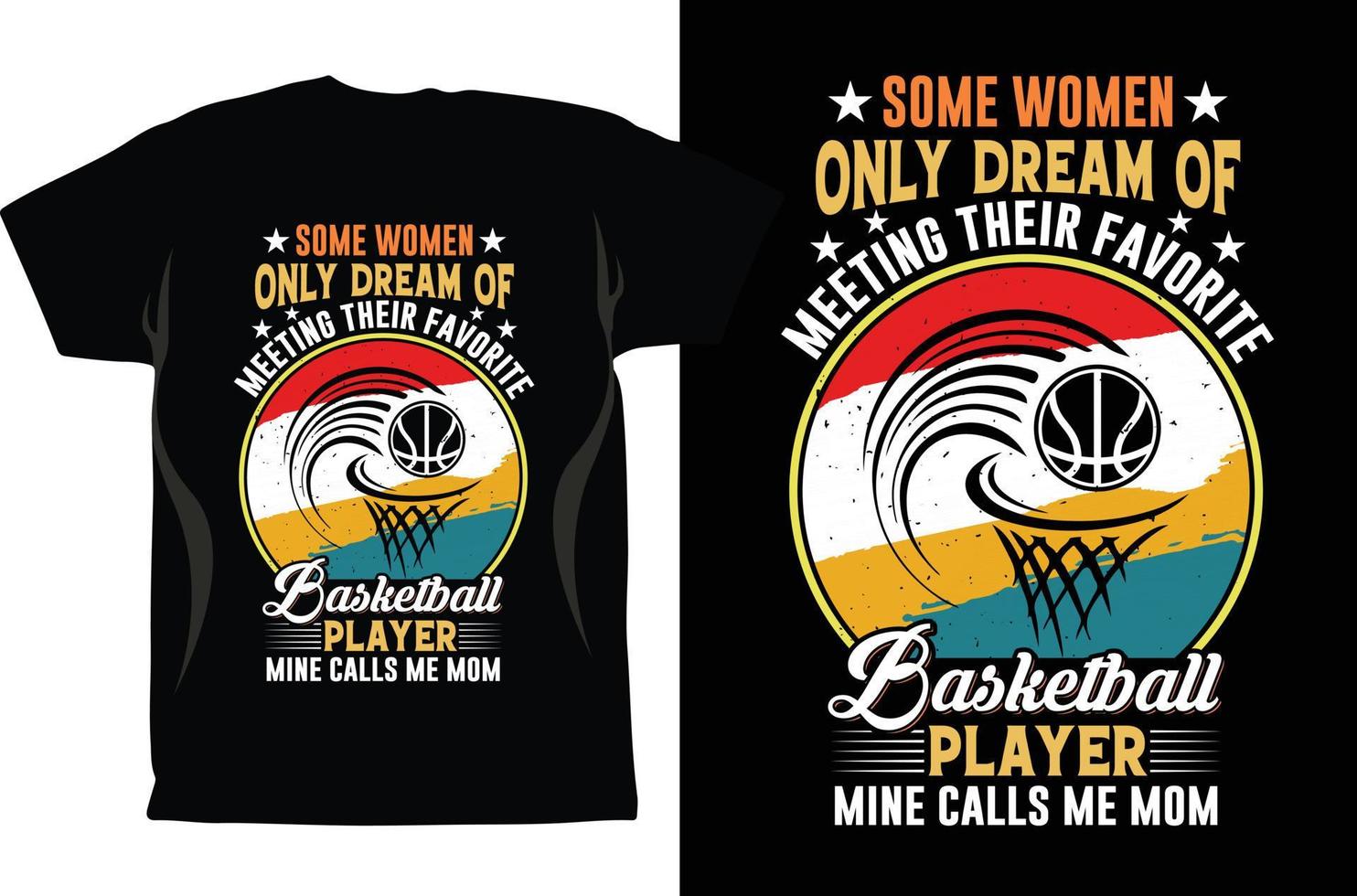 Basketball free vector graphics and t shirt design