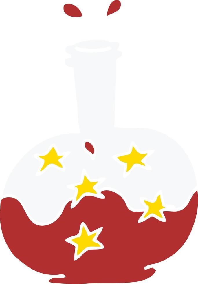 cartoon doodle magic potion vector