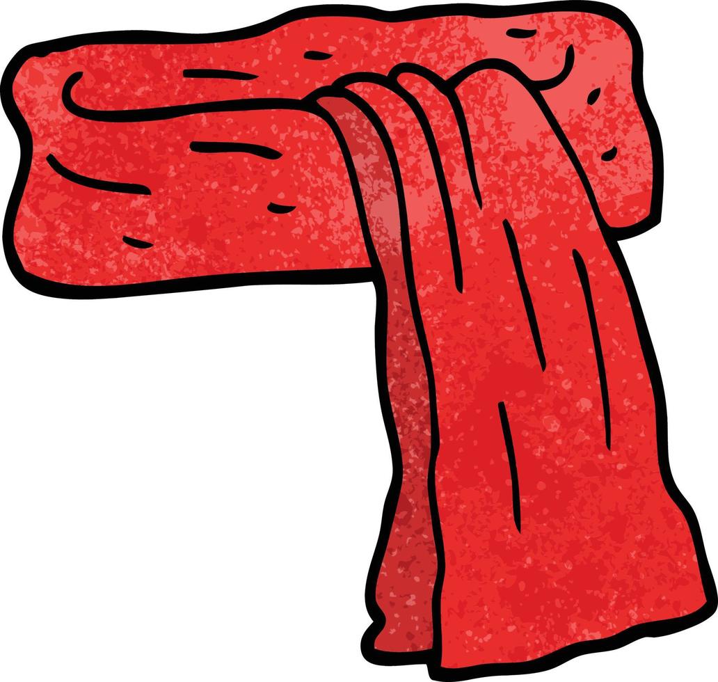 cartoon doodle scarf 12200403 Vector Art at Vecteezy