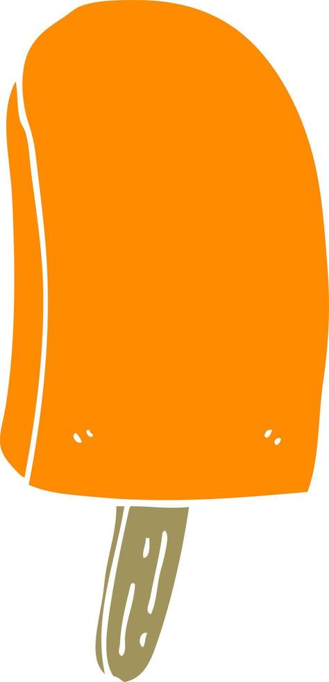 flat color style cartoon ice lolly vector