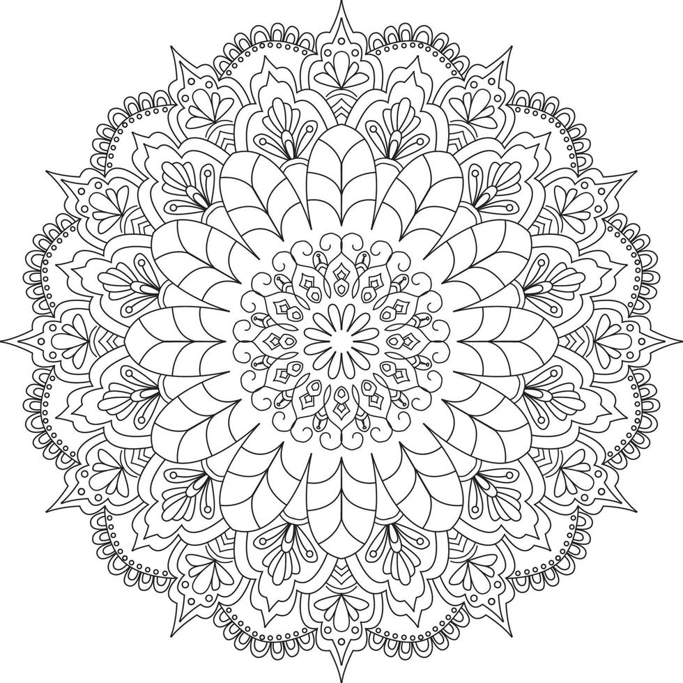 Creative Mandala Design vector