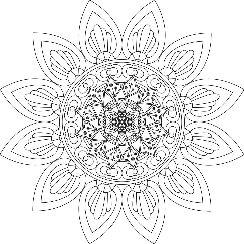 Creative Mandala Design vector
