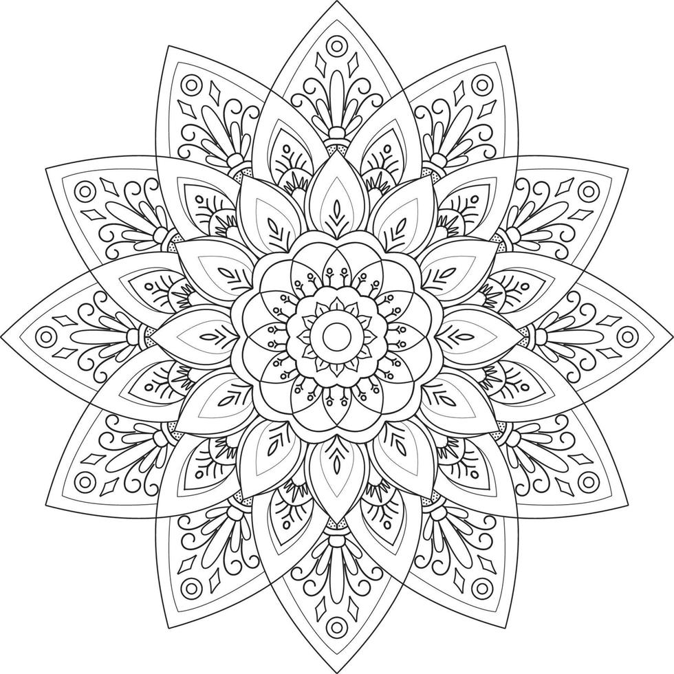 Creative Mandala Design vector