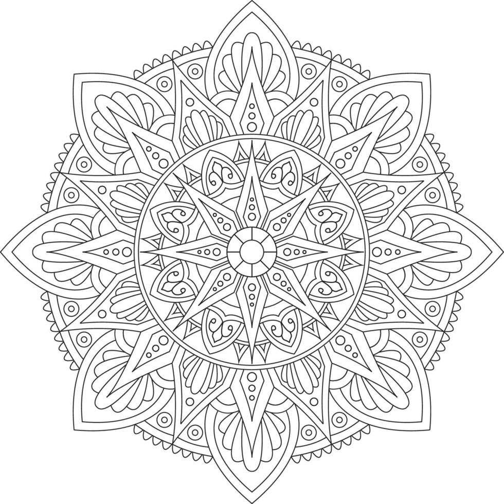 Creative Mandala Design vector