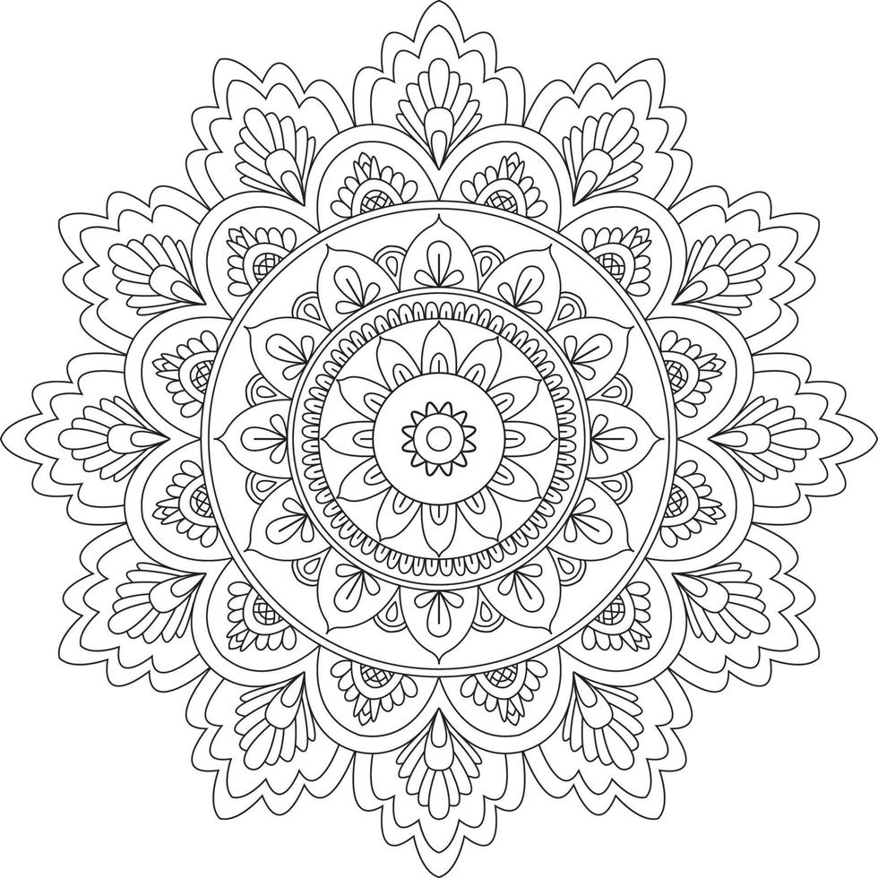 Creative Mandala Design vector