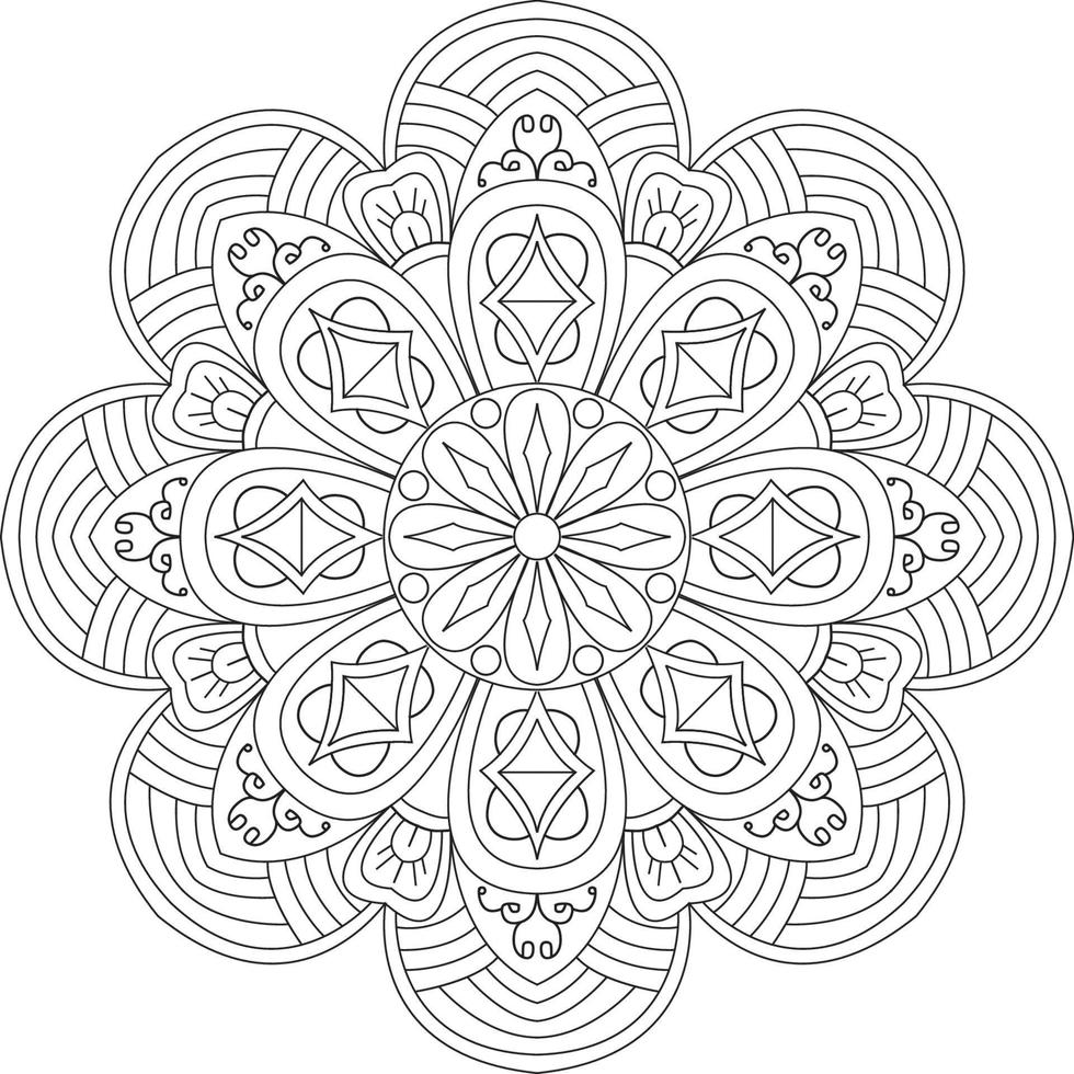 Creative Mandala Design vector