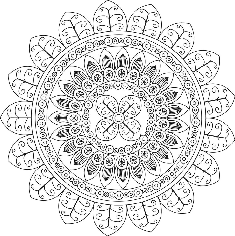 Creative Mandala Design vector