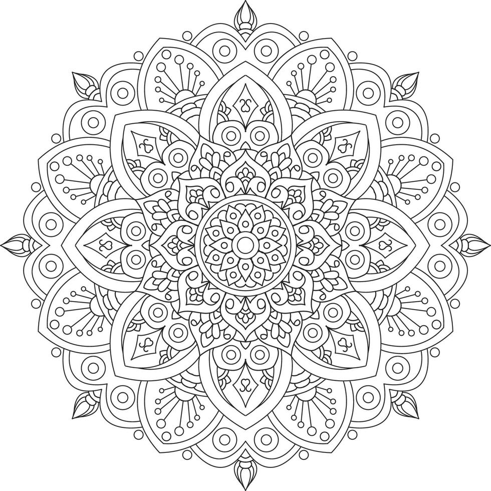 diseño creativo de mandala vector