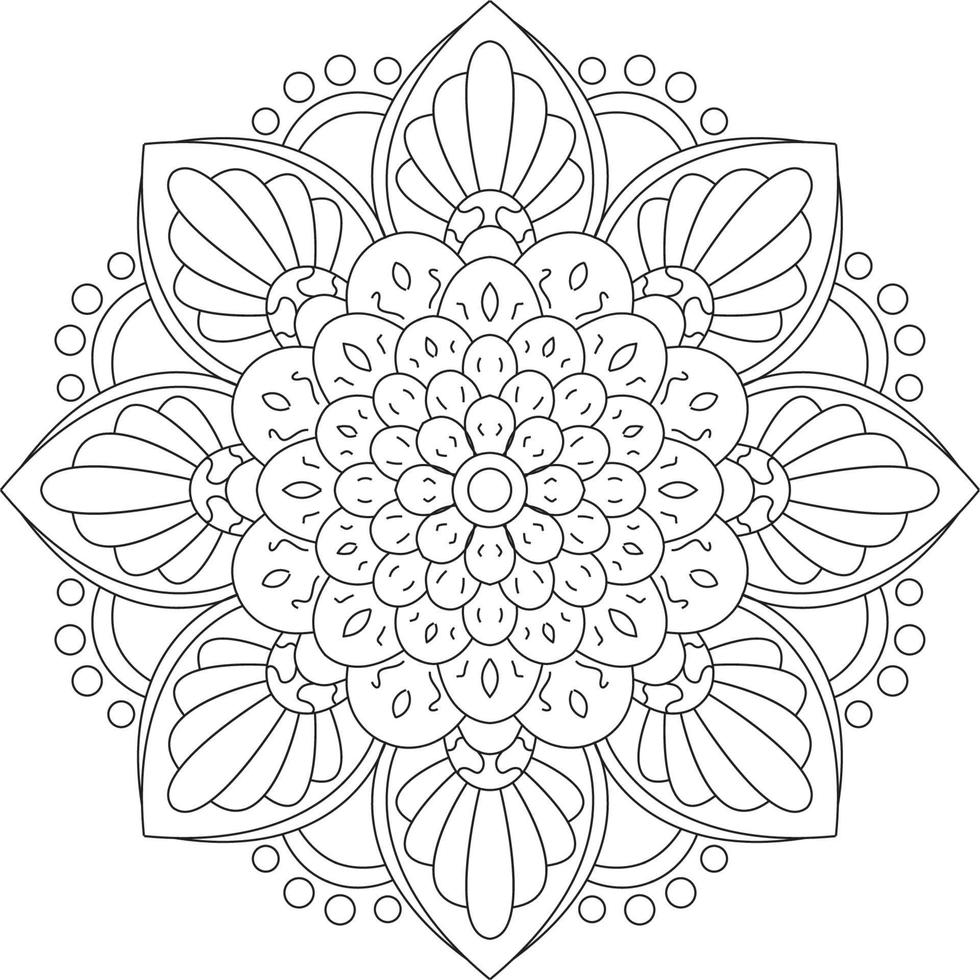 diseño creativo de mandala vector