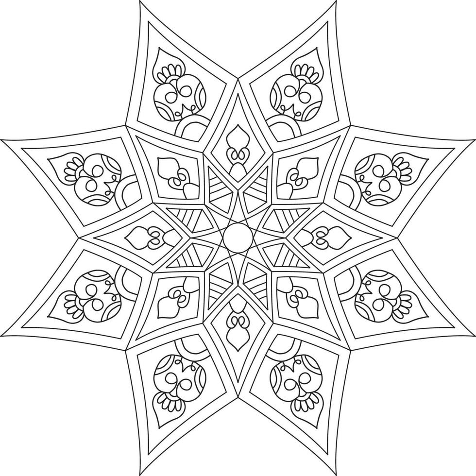 Creative Mandala Design vector