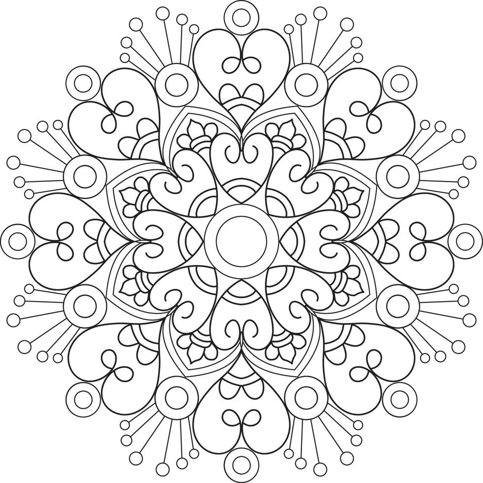 Creative Mandala Design vector