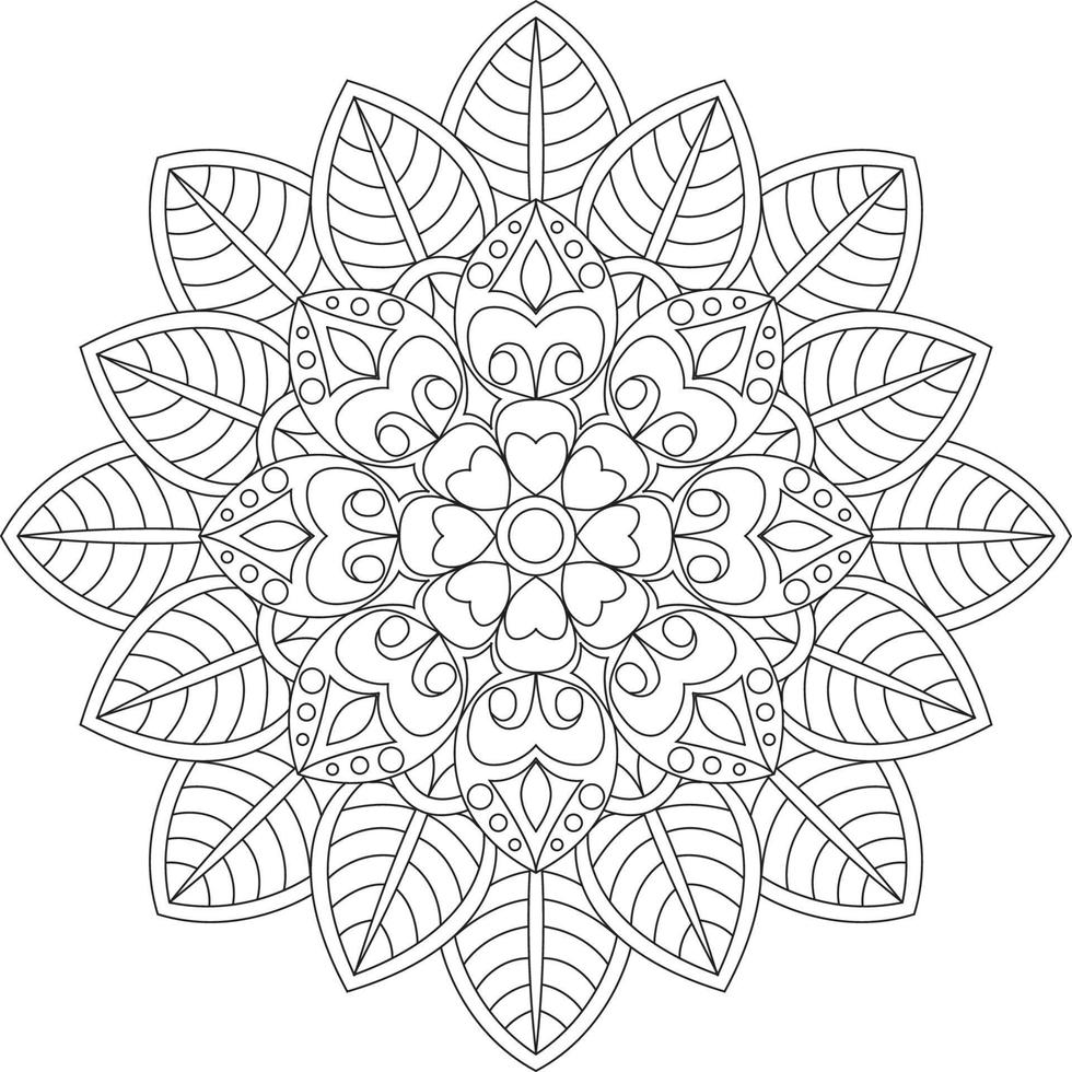 Creative Mandala Design vector