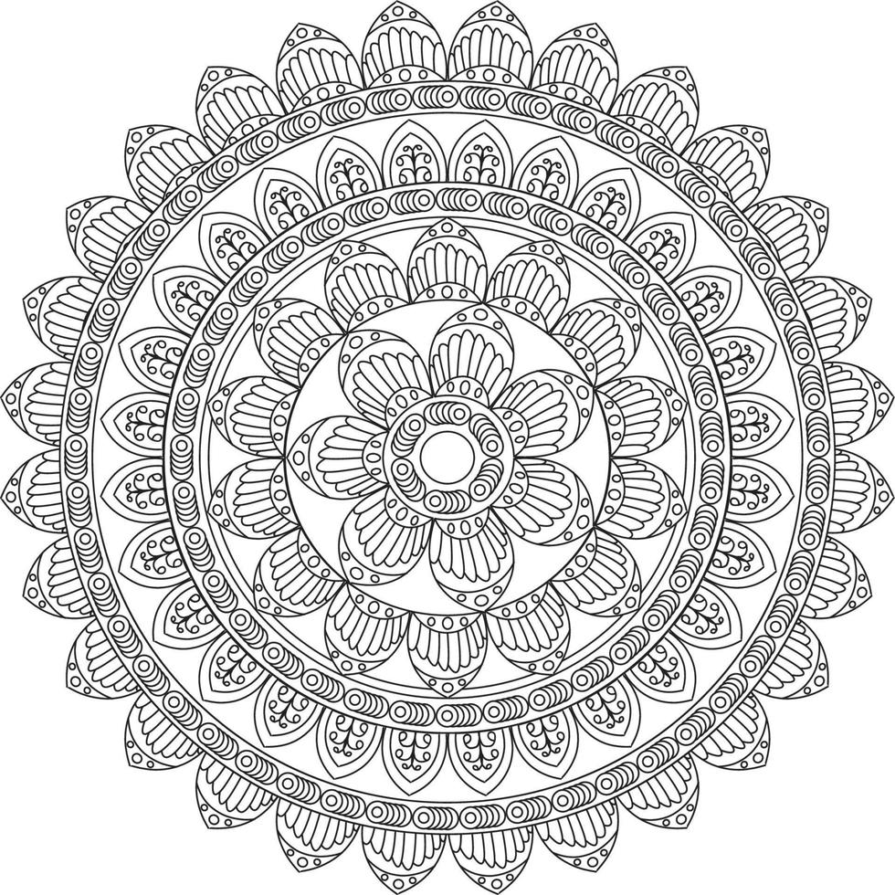 Creative Mandala Design vector
