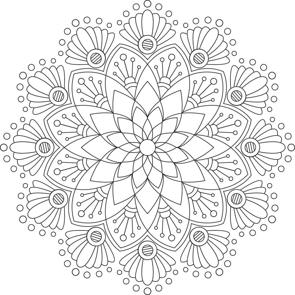 Creative Mandala Design vector