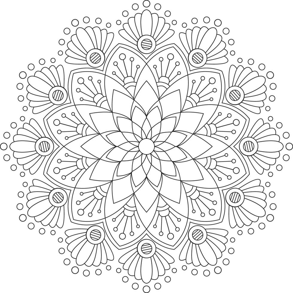 Creative Mandala Design vector