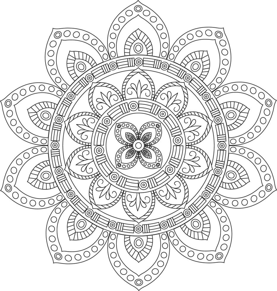 Creative Mandala Design vector