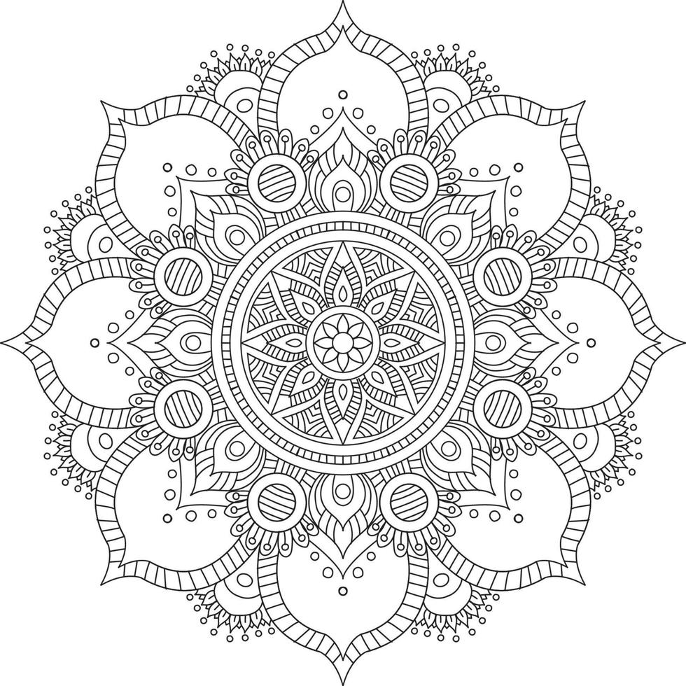 Creative Mandala Design vector