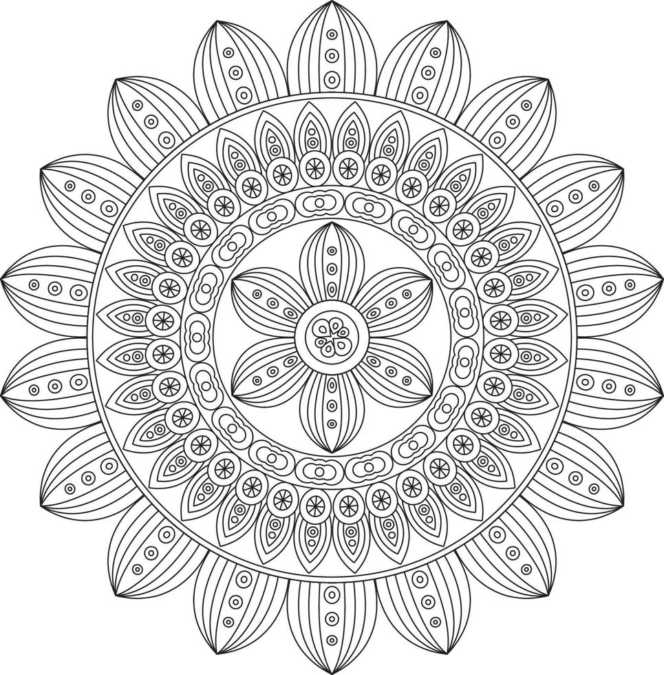 Creative Mandala Design vector