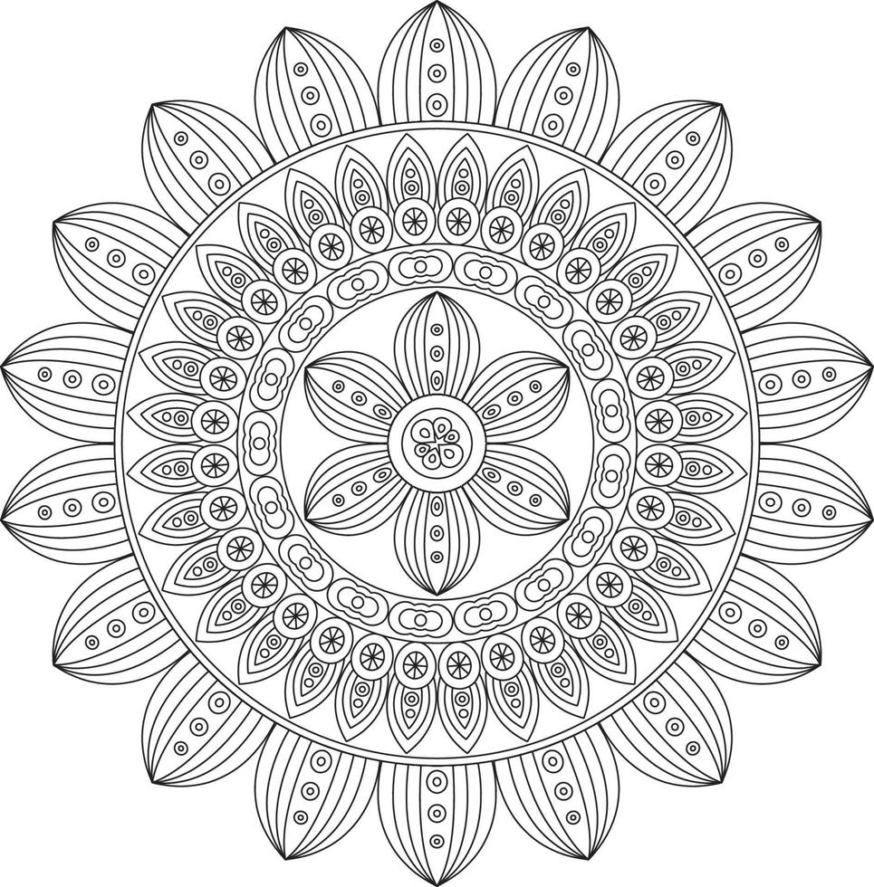 Creative Mandala Design vector