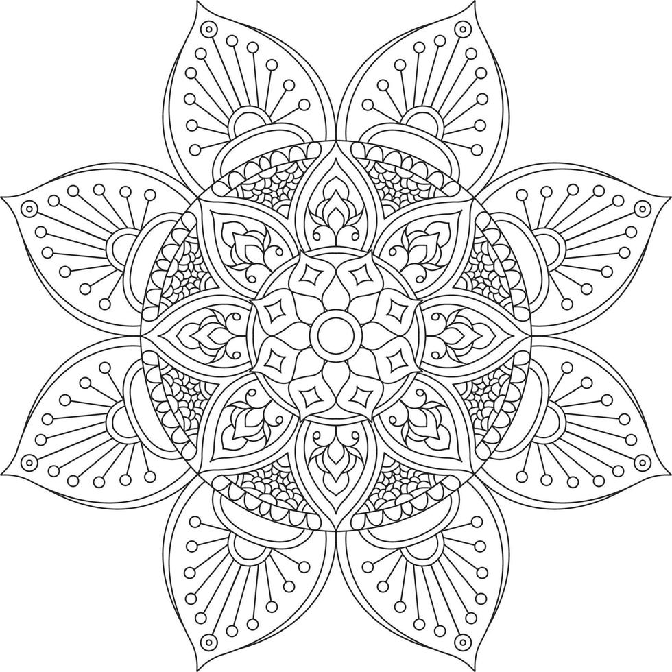 Creative Mandala Design vector