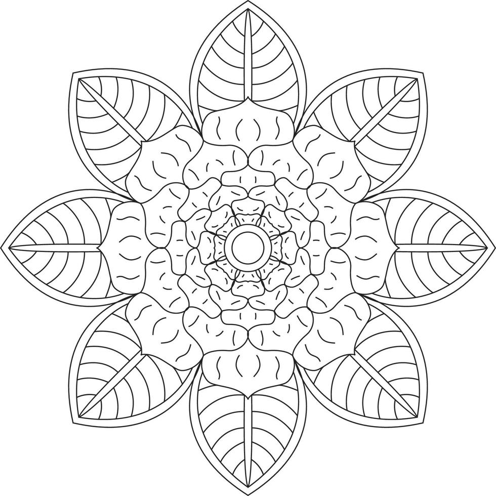 diseño creativo de mandala vector