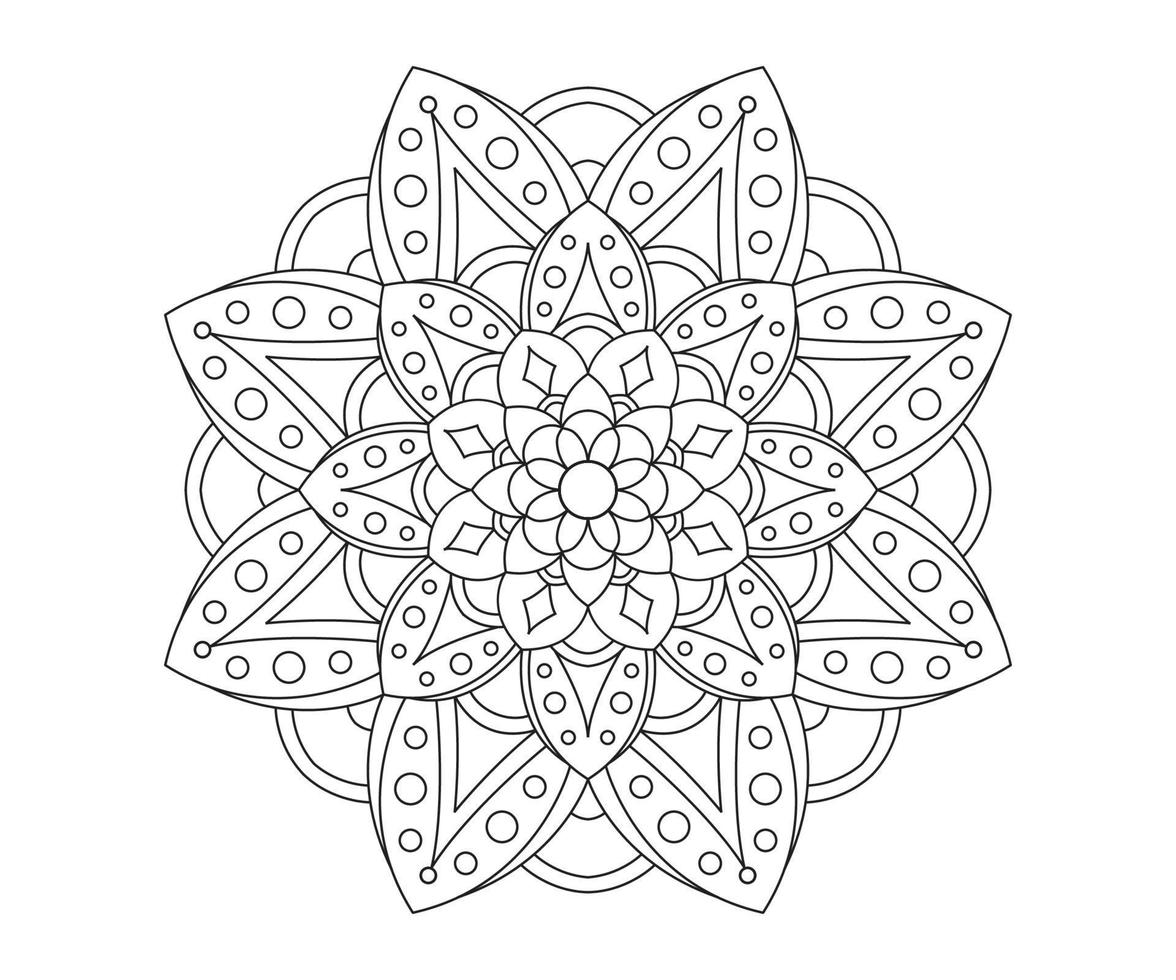 mandala arte vectorial, iconos y gráficos para descarga gratuita vector