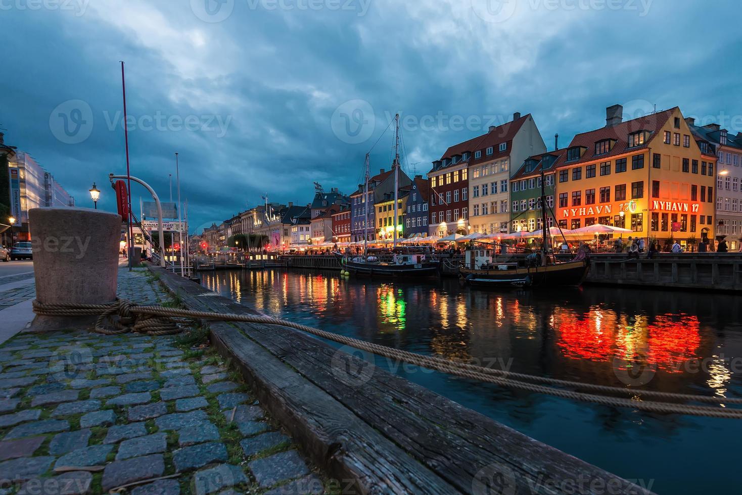 Nyhavn Harbor in Copenhagen photo