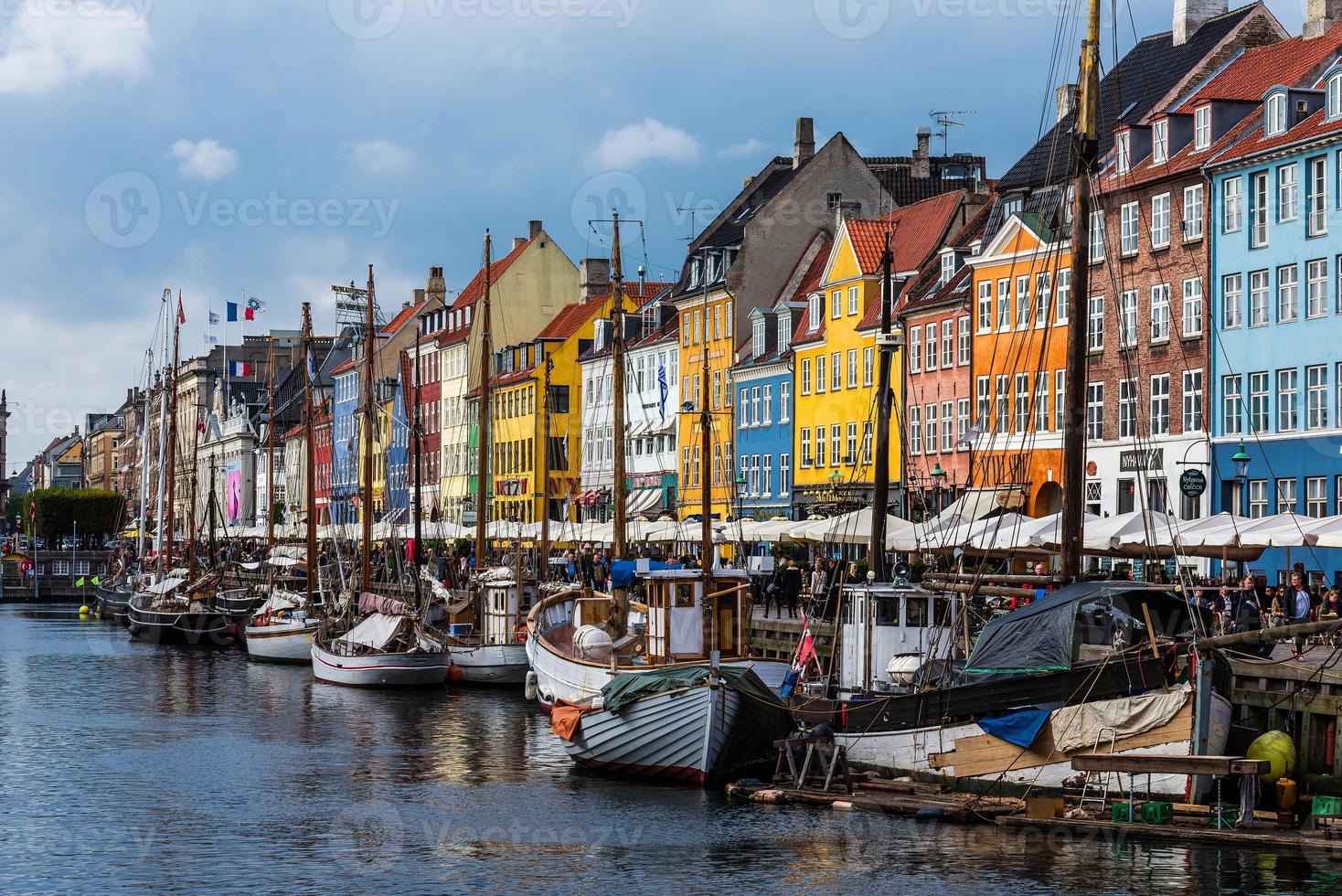 Nuhavn Harbor in Copenhagen photo