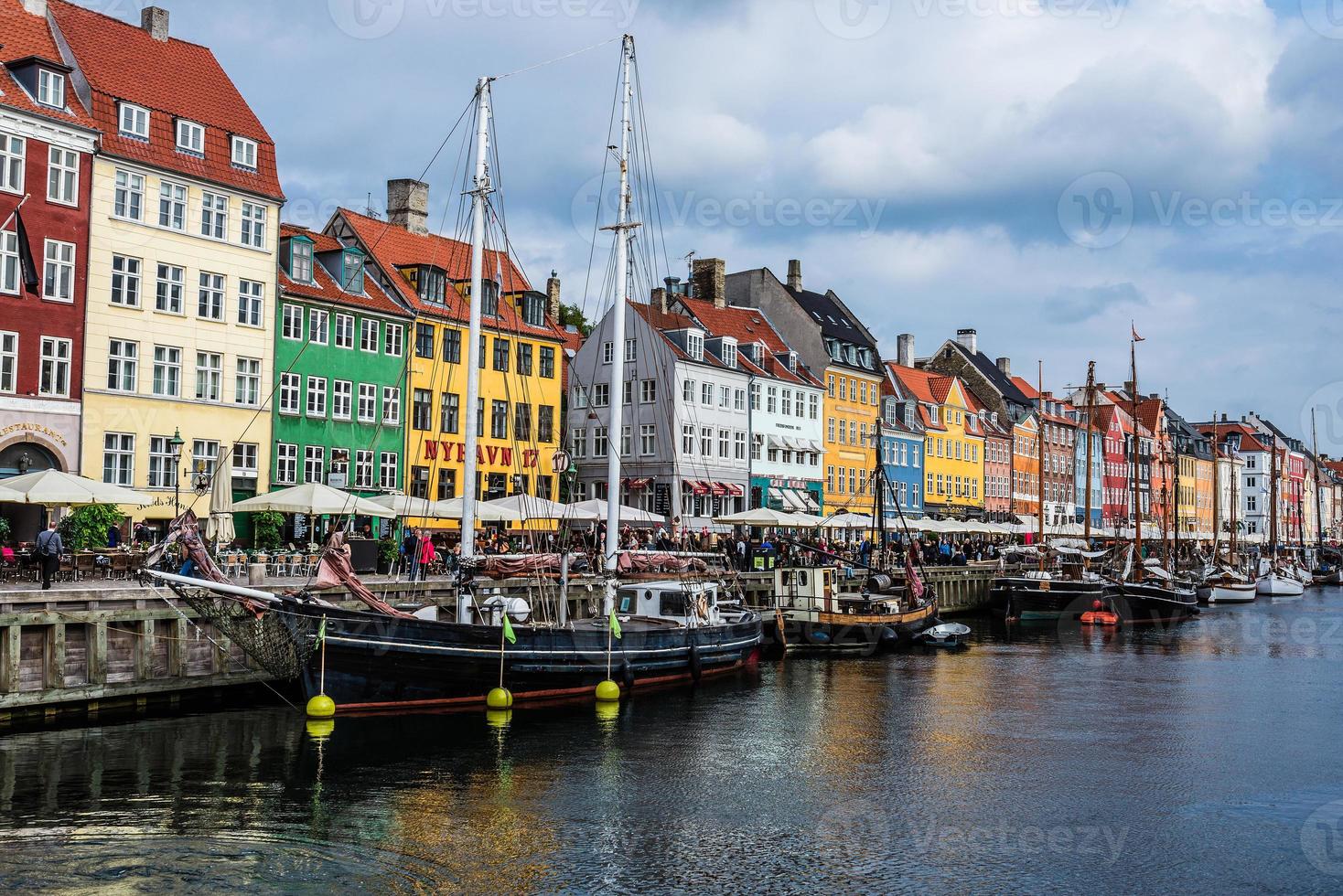 Nuhavn Harbor in Copenhagen photo