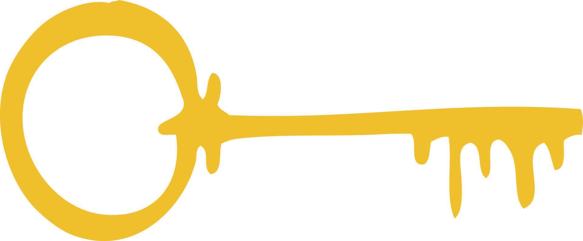 cartoon doodle key vector