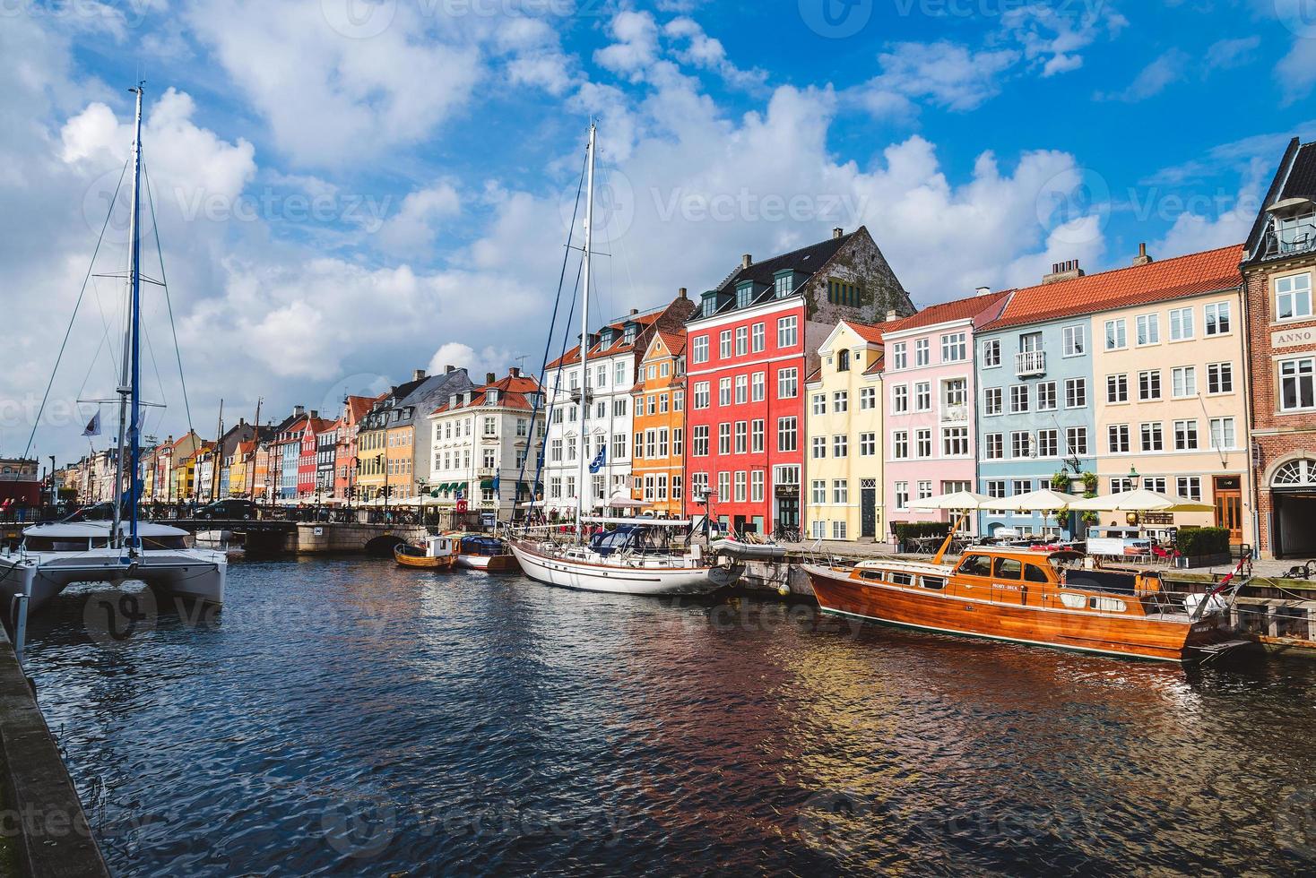 puerto de nuhavn en copenhague foto