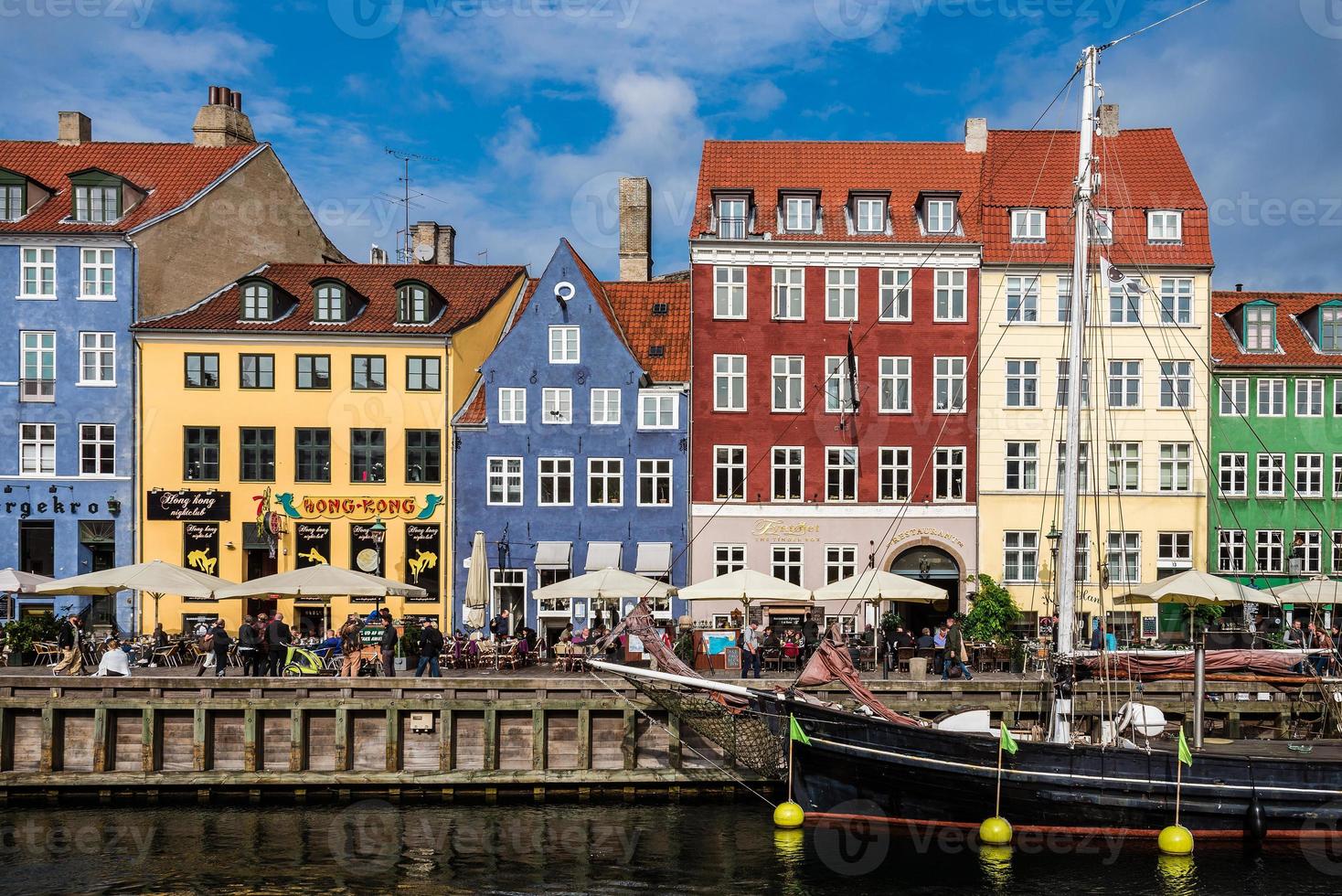Nuhavn Harbor in Copenhagen photo