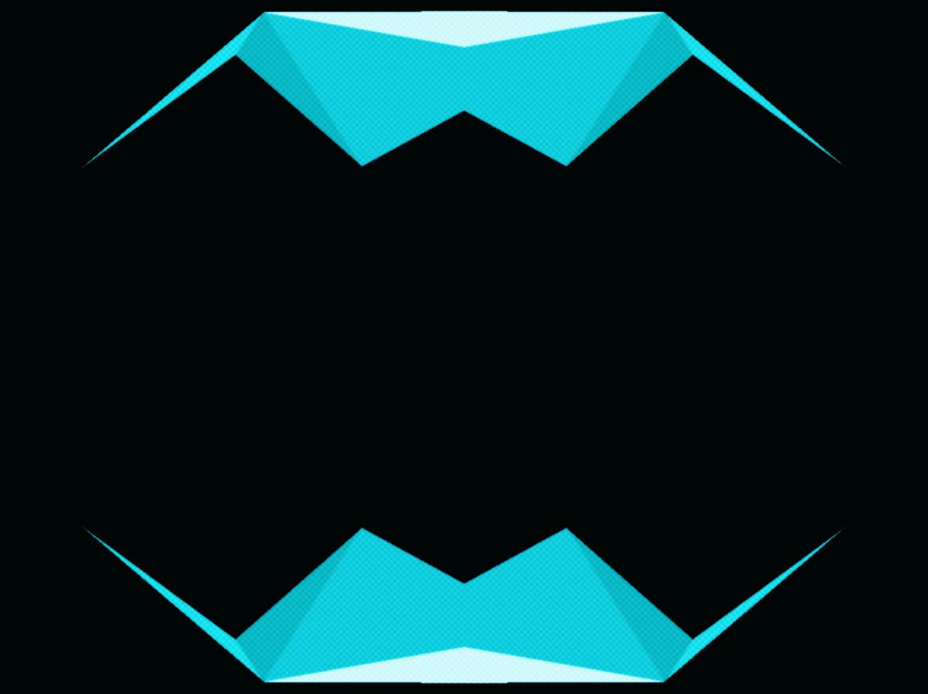 Polygon shape Bright Light Blue and Black Color Abstract Background.Neon twisted light effect wallpaper.Wave background with duotone geometric compositions. photo