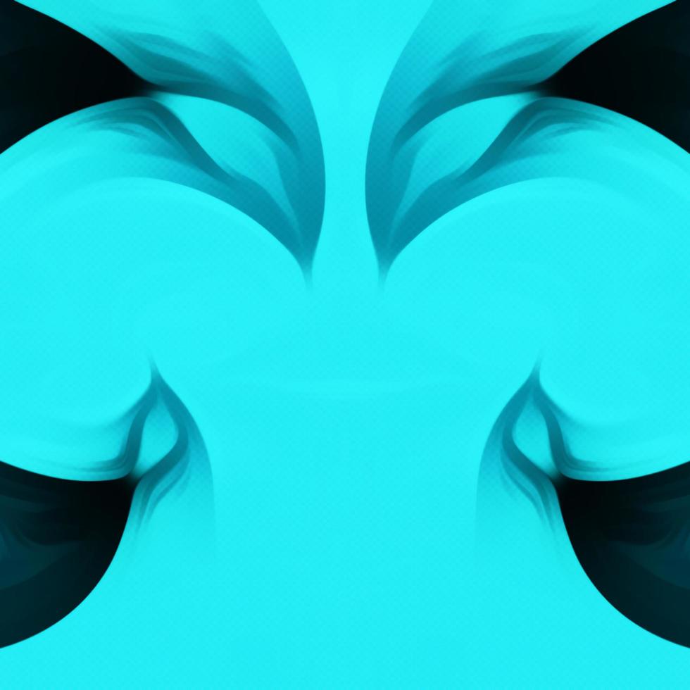 Bright Light Blue and Black Color Abstract Background.Neon twisted light effect wallpaper.Wave background with duotone geometric compositions. photo