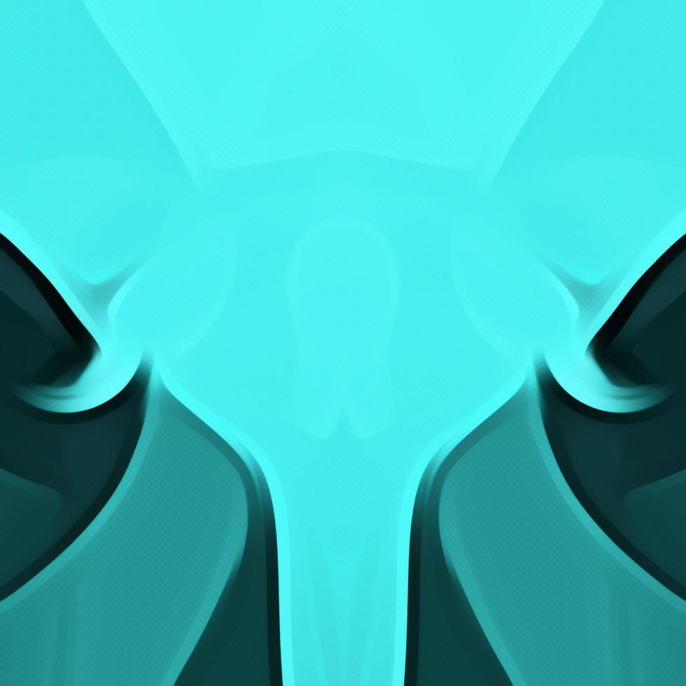 Bright Light Blue and Black Color Abstract Background.Neon twisted light effect wallpaper.Wave background with duotone geometric compositions. photo