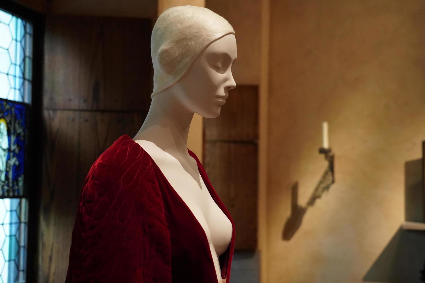 NEW YORK, USA - MAY 27 2018 - Heavenly Bodies Fashion and the Catholic Imagination at Met museum photo