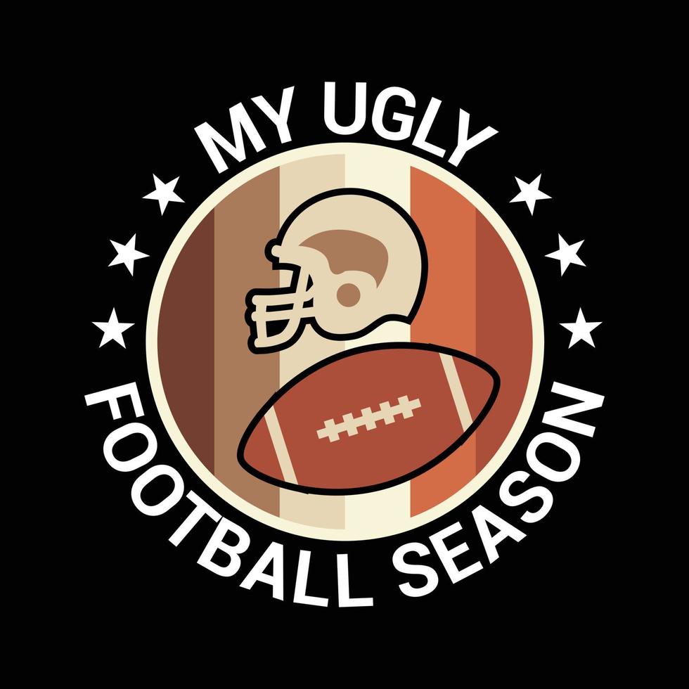 USA,American Football T shirt,sticker,mug design vector