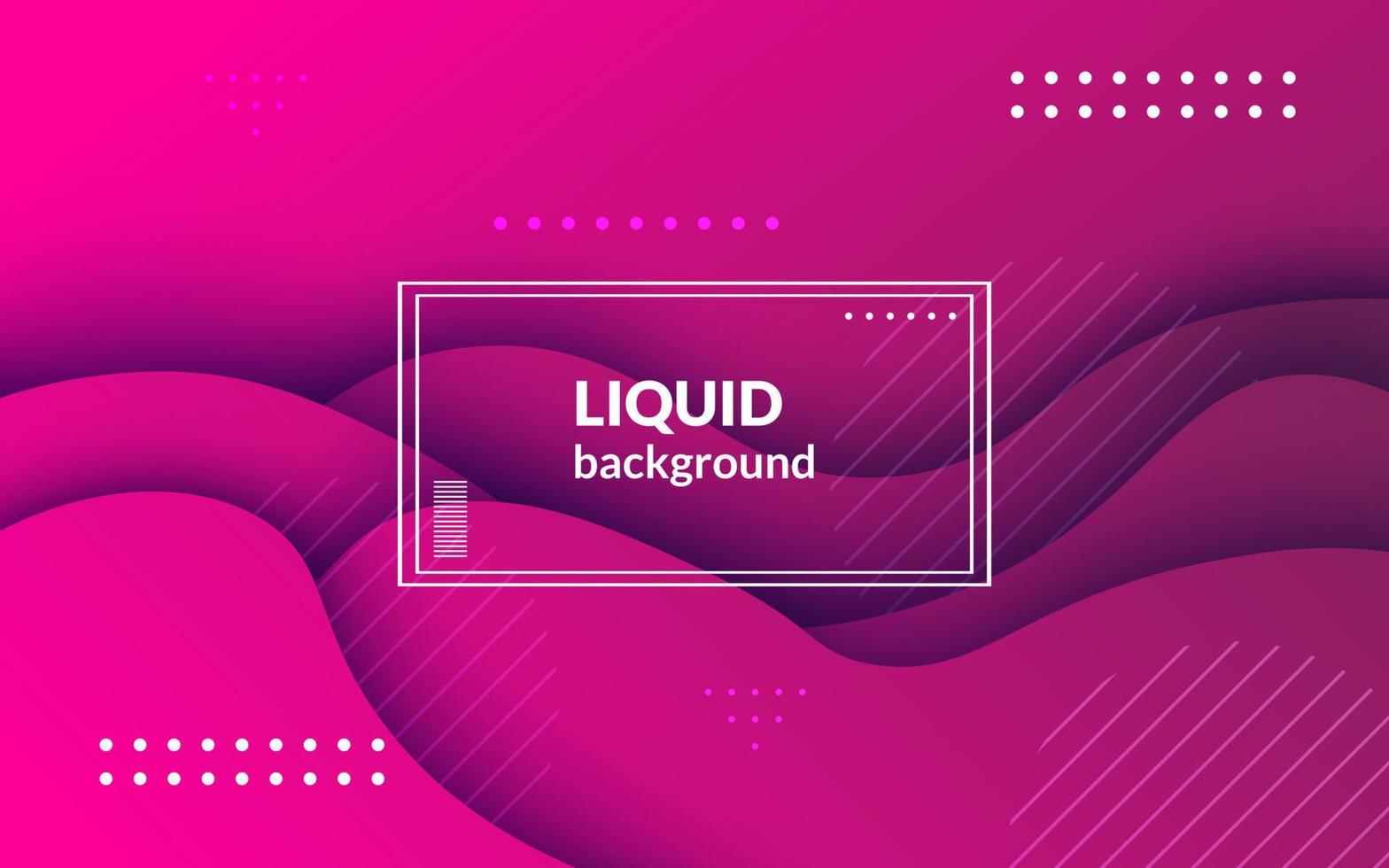 abstract purple pink gradient liquid wavy with geometric shape overlap layers background. eps10 vector