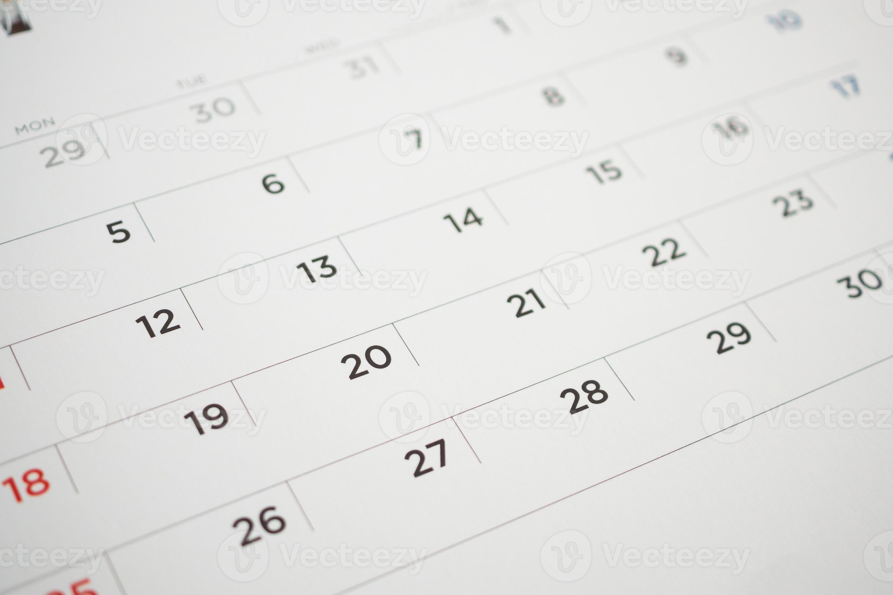 calendar up to date