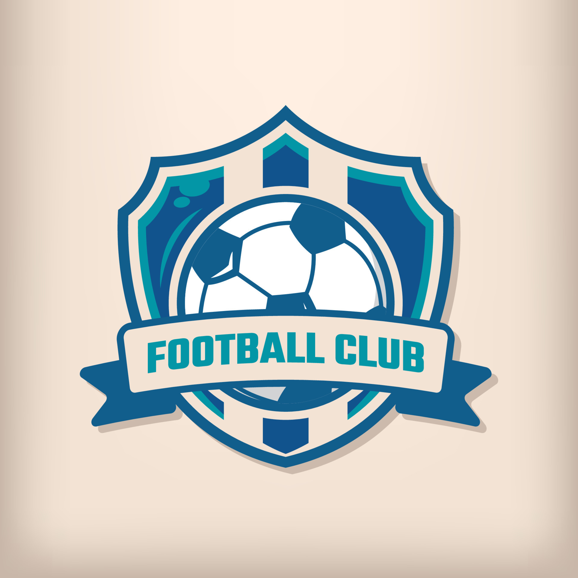 Elegant football team and competition logo 12202976 Vector Art at Vecteezy