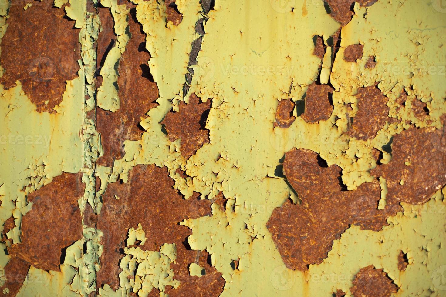 Rust on metal. Texture of rusty layer of iron. photo