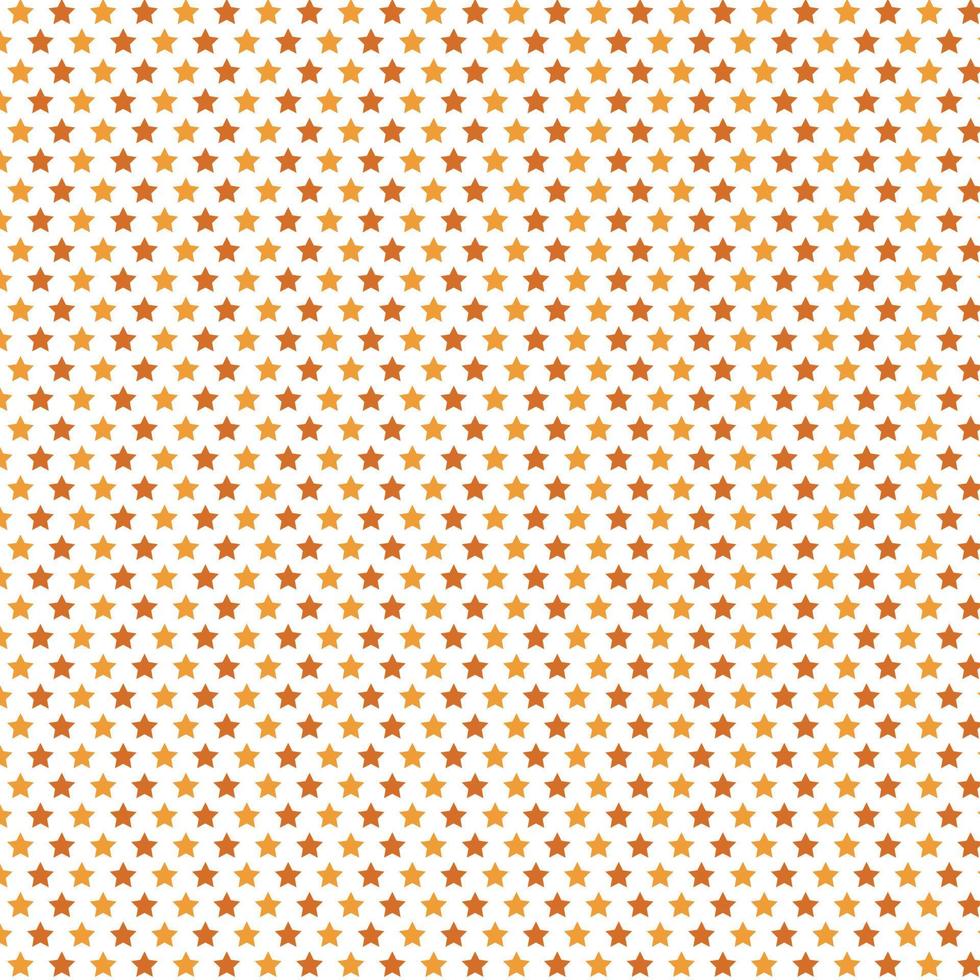 Seamless abstract stars orange for halloween vector background
