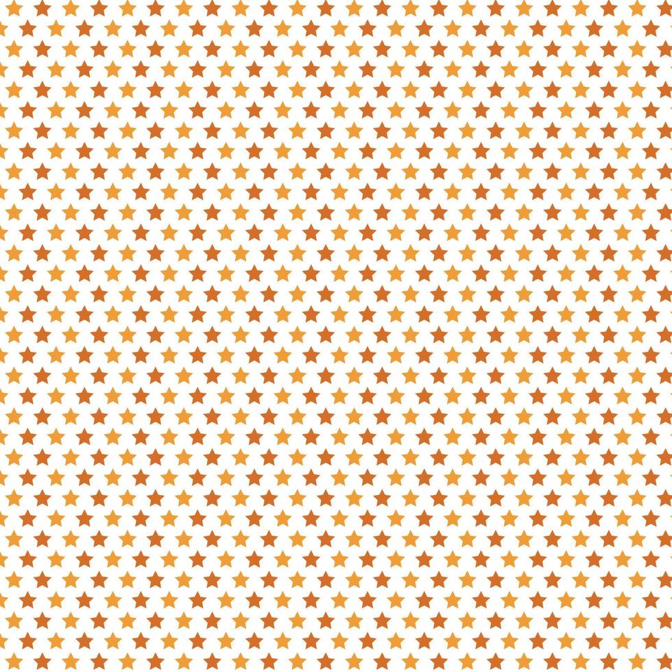 Seamless abstract stars orange for halloween vector background