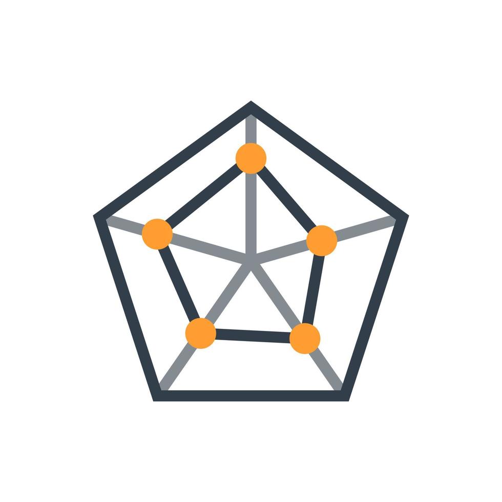 Ability chart icon, Vector and Illustration.
