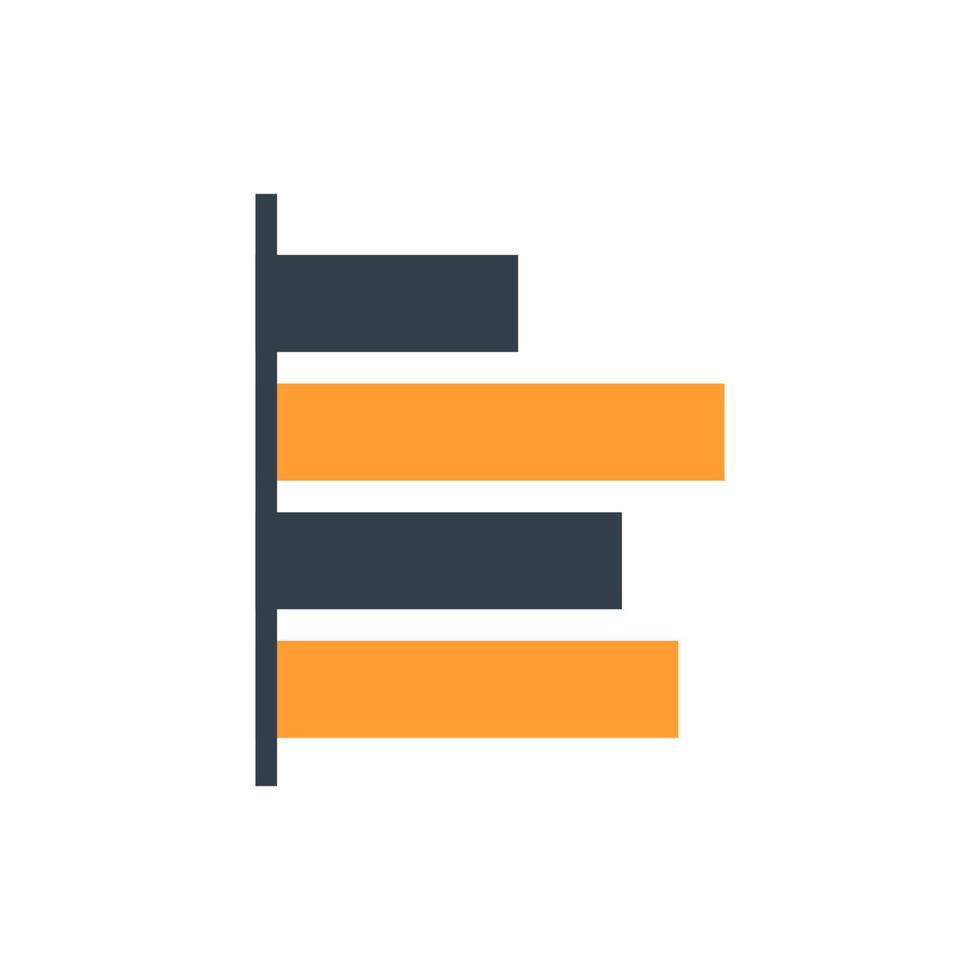 Graph chart icon, Vector and Illustration.