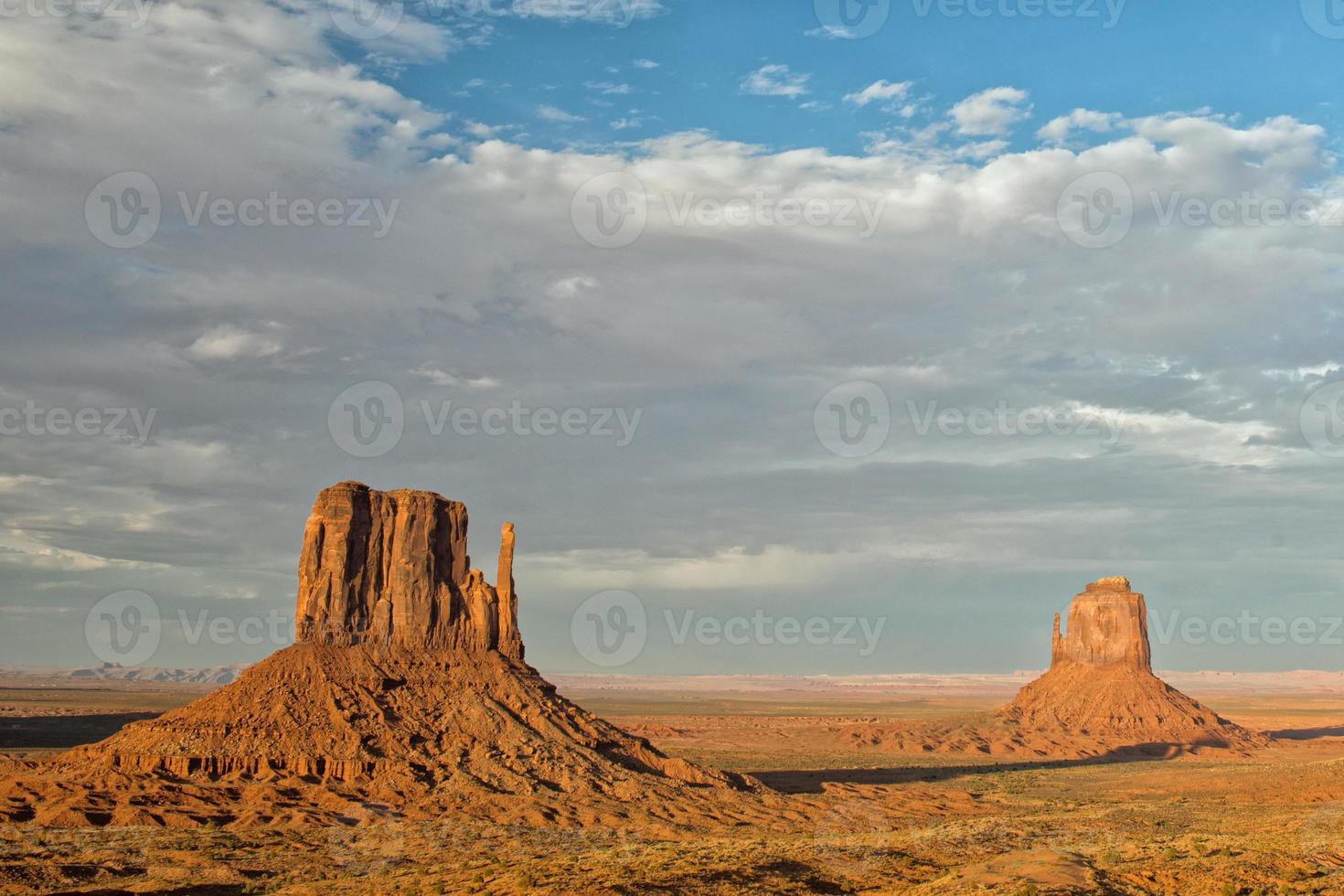 Monument Valley view at sunset photo