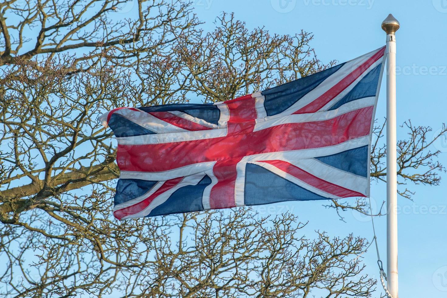 union jack uk flag waving photo