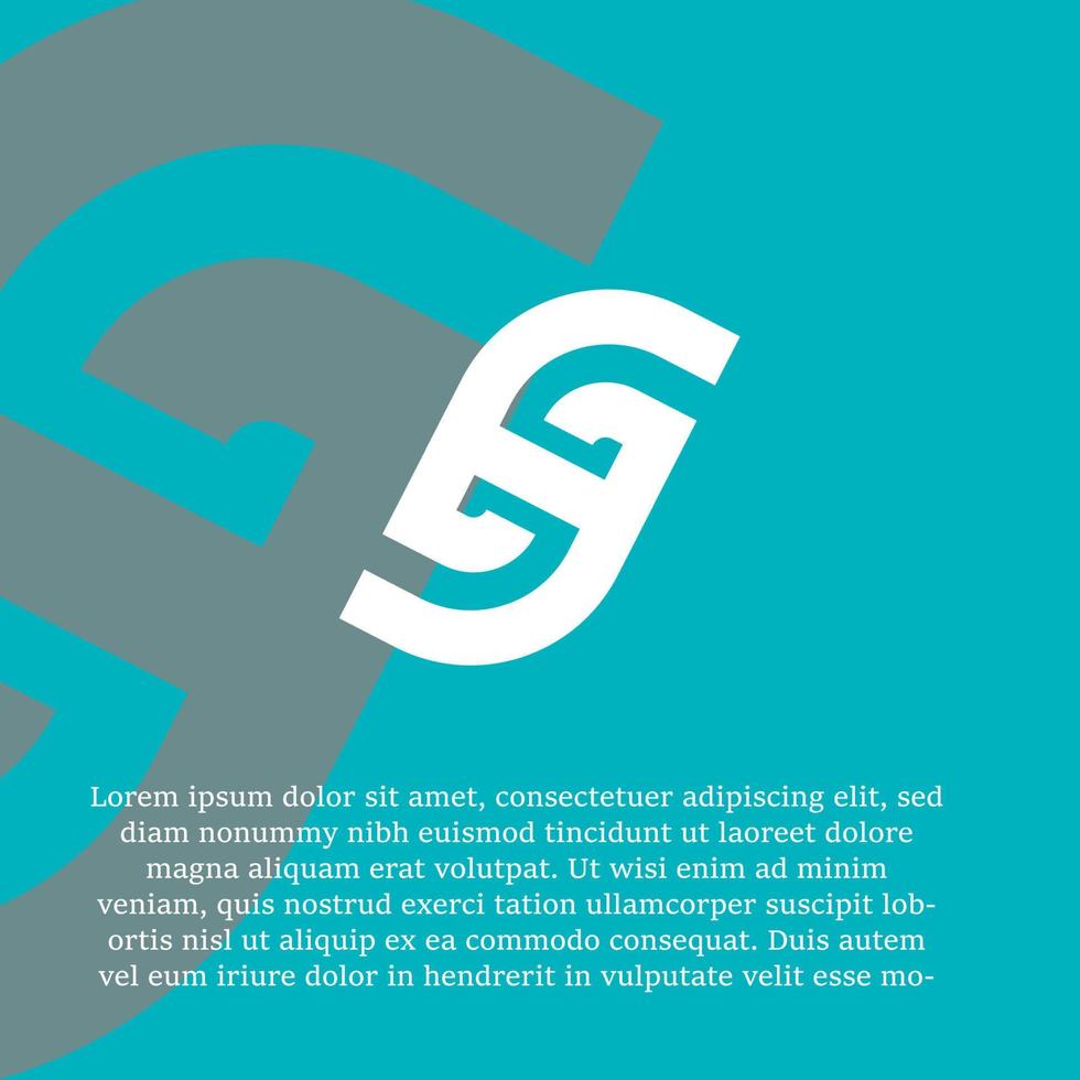 G logo, G letter logo design. vector